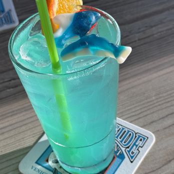 Dockside Waterfront Grill - Shark Lady Drink - Seafood Near Me - Venice, Florida