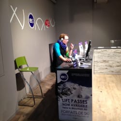Verbier Ski School European Snowsport - ES booking point inside Mountain Air Sports Shop opposite the W Hotel.