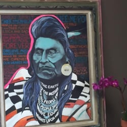 Art of Massage - This is a photo of a painting of Chief Joseph in Bodywork Massage