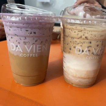 Da Vien Coffee - Ube Coffee* and Marble Drip (Bac Xiu) - Desserts Near Me - Westminster, California