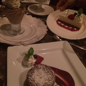 Hy's Steak House - Desserts galore! Def recommend the chocolate molten cake with a side of ice cream :) - Steakhouses Near Me - Honolulu, Hawaii