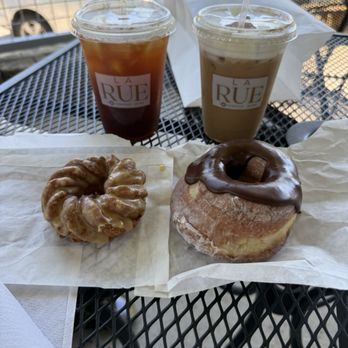 La Rue Doughnut - Pineapple Passionfruit Cruller, Chocolate Brioche, Snickerdoodle Espresso - Bakeries Near Me - Dallas, Texas