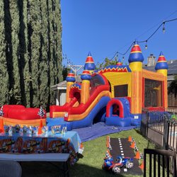 Bounce House Rentals - Fit right in with our hot wheels theme