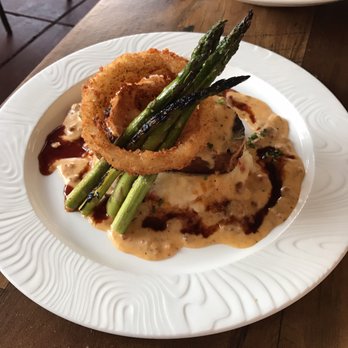 Soco Thornton Park - Grilled Meatloaf on Lobster Mashed Potatoes. - Southern Near Me - Orlando, Florida Soco Thornton Park - Grilled Meatloaf on Lobster Mashed Potatoes. - Southern Near Me - Orlando, Florida