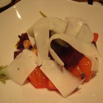 Traif - grapefruit, beet, & goat cheese salad (11 course chef selection) - New American Near Me - Brooklyn, New York