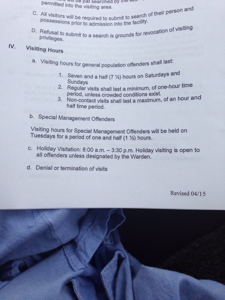 LAWRENCEVILLE CORRECTIONAL CENTER Updated September 2024 1607