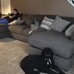 Ithaca Wholesale Furniture - Our new couch freshly delivered!