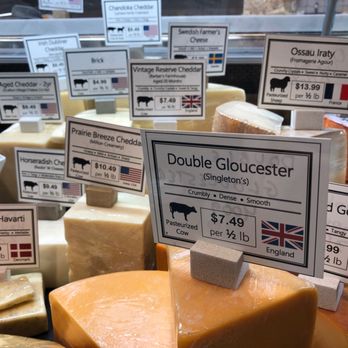 Sweet Freedom Cheese - Close up of cheeses, mid-March 2019 - Cheese Shops Near Me - Bentonville, Arkansas