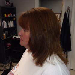 Spritz & Glitz Salon - The Finish after a smoothing treatment