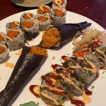 Ginbu 401 - Spicy Tuna Roll  Fire Island Hand rolls - Sushi Bars Near Me - Charlotte, North Carolina
