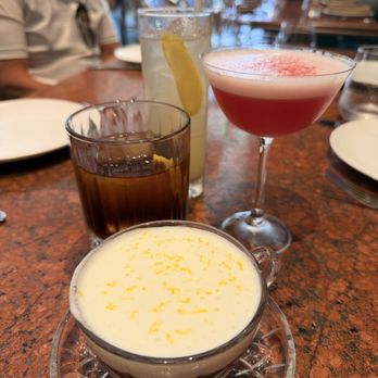 Dora Ristorante - Assorted seasonal drinks, including the incredible Panattone Carajillo up front. - Italian Near Me - La Jolla, California Dora Ristorante - Assorted seasonal drinks, including the incredible Panattone Carajillo up front. - Italian Near Me - La Jolla, California