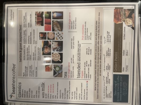Menu photo 4 Bean Here Coffee Missouri City, TX