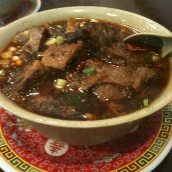 Queen House - Szechuan beef & tendon noodle soup - Chinese Near Me - Mountain View, California Queen House - Szechuan beef & tendon noodle soup - Chinese Near Me - Mountain View, California