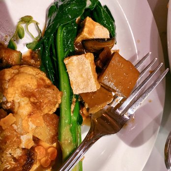 Aviv Immigrant Kitchen - szechuan brocolli with shitake mushrooms-blew me away! - Mediterranean Near Me - Toronto, Ontario