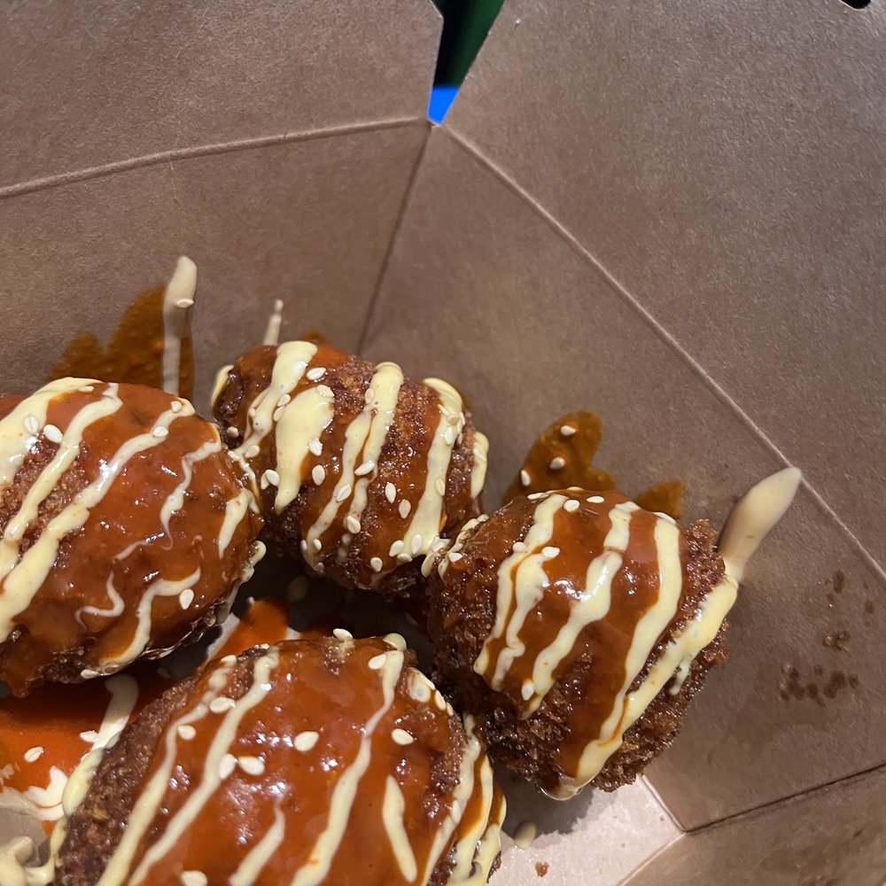 OliToki - a box of chocolate covered donuts - Korean Near Me - Boston, Massachusetts OliToki - a box of chocolate covered donuts - Korean Near Me - Boston, Massachusetts