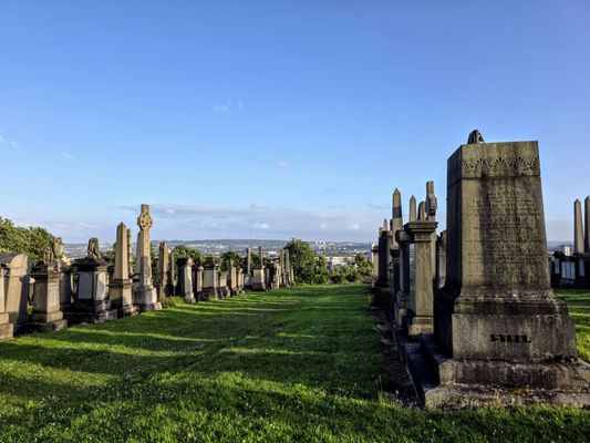 The Glasgow Necropolis by null
