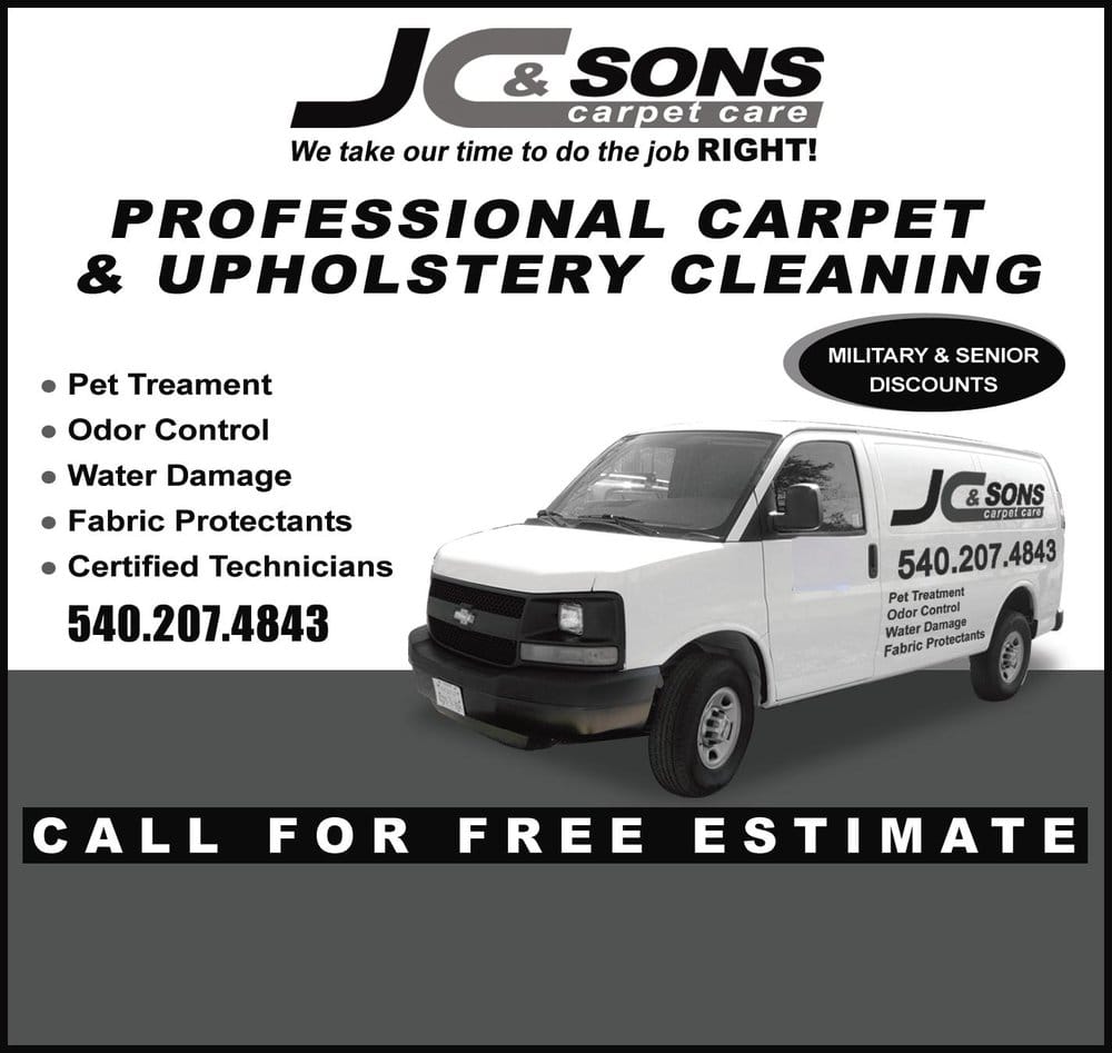 JC & SONS CARPET CARE Updated September 2024 100 Yorktown Blvd