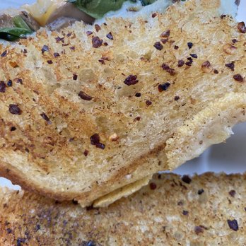 The Melt - Spicy garlic bread on their Italian Job sandwich - Sandwiches Near Me - La Jolla, California The Melt - Spicy garlic bread on their Italian Job sandwich - Sandwiches Near Me - La Jolla, California