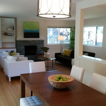 Changing Places - Staged living and dining room - Home Organization Near Me - San Rafael, California