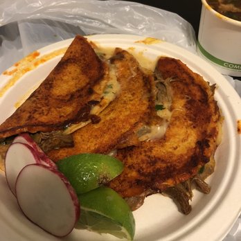 La Burrita - 3 Quesabirria with consome for $12 - Food Trucks Near Me - San Jose, California La Burrita - 3 Quesabirria with consome for $12 - Food Trucks Near Me - San Jose, California