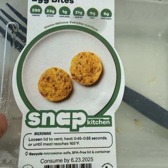 Snap Kitchen Heights - Bacon and cheddar egg bites were really good and filling - Grocery Near Me - Houston, Texas