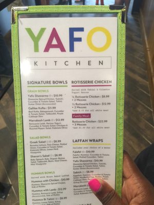 Menu photo 8 YAFO Kitchen Charlotte, NC