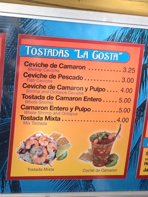 Menu photo 5 Mariscos La Costa San Jose, CA Menu photo 5 Mariscos La Costa San Jose, CA