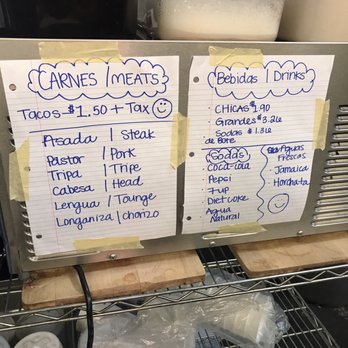 Tacos Huicho - $1.50 tacos for weekend prices. $1.25 is what they charge during the weekdays. - Mexican Near Me - Phoenix, Arizona Tacos Huicho - $1.50 tacos for weekend prices. $1.25 is what they charge during the weekdays. - Mexican Near Me - Phoenix, Arizona
