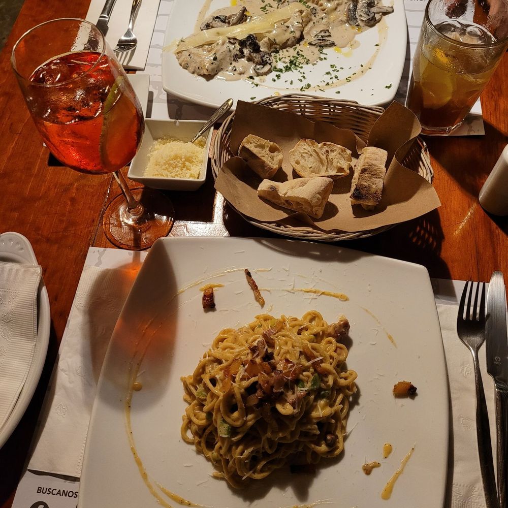 Risotto and flank steak