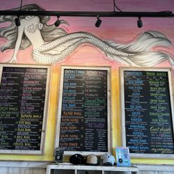 Playa Bowls - Menu boards at Playa Bowls