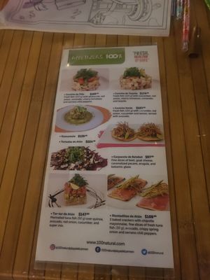 Menu photo 1 100% Natural Playa del Carmen, ROO
