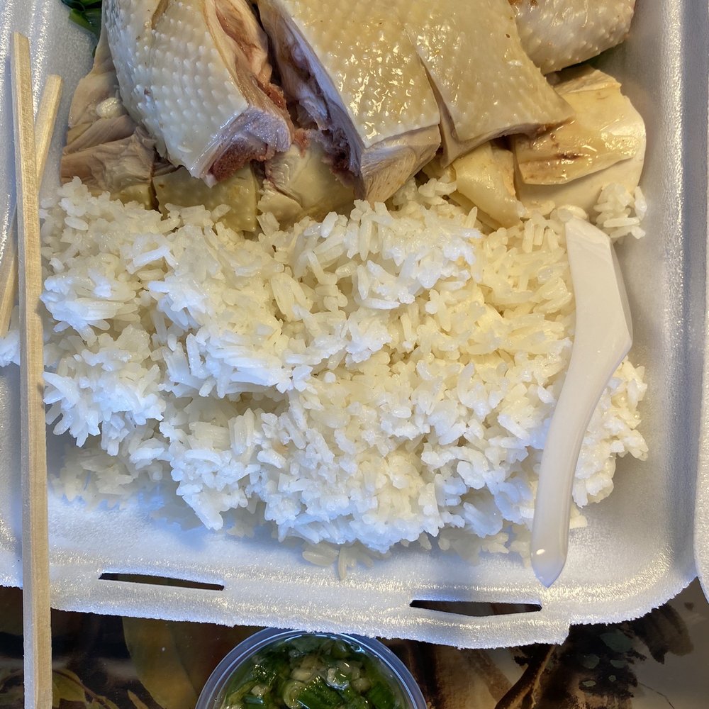 Lobster King - Cold Ginger Chicken and Rice - Seafood Near Me - Honolulu, Hawaii
