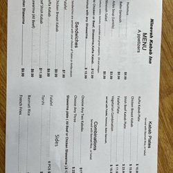 Nineveh Grocery & Meats - Menu from 10/22/25