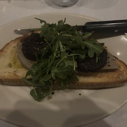 Chicken liver and fig.