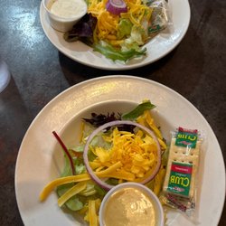 Little Big Horn - Salad... real cheddar cheese! And