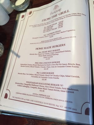 Menu photo 6 The Parkfield Inn Whitefield, DEV