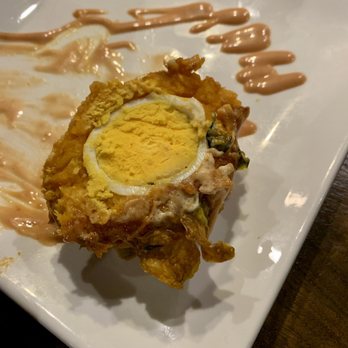 Guu Toramasa - Inside of pumpkin croquette - Japanese Near Me - Vancouver, British Columbia Guu Toramasa - Inside of pumpkin croquette - Japanese Near Me - Vancouver, British Columbia