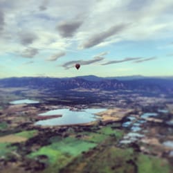 Adventure Balloon Sports - West looking back at Boulder