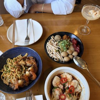 NEP Cafe - Lychee Martini Shrimp Garlic Noodle Spicy Wontons - Breakfast & Brunch Near Me - Irvine, California NEP Cafe - Lychee Martini Shrimp Garlic Noodle Spicy Wontons - Breakfast & Brunch Near Me - Irvine, California