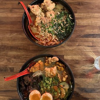 Nanban - two bowls of food on a wooden table - Empanadas Near Me - Pittsburgh, Pennsylvania Nanban - two bowls of food on a wooden table - Empanadas Near Me - Pittsburgh, Pennsylvania