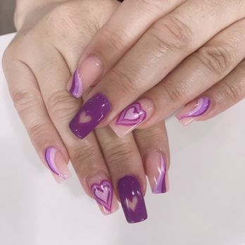 Luxury Nails Spa - Valentine's Day Design - Nail Salons Near Me - San Jose, California