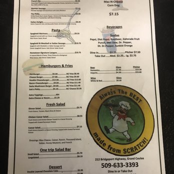 Hometown Pizza - the menu of the restaurant - Pizza Near Me - Grand Coulee, Washington Hometown Pizza - the menu of the restaurant - Pizza Near Me - Grand Coulee, Washington
