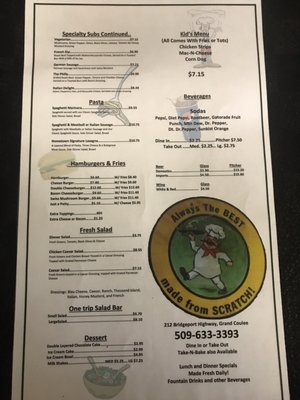 Menu photo 3 Hometown Pizza Grand Coulee, WA Menu photo 3 Hometown Pizza Grand Coulee, WA