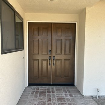 DoorsPlace.com - Pic from outside of my new double doors - Door Sales/Installation Near Me