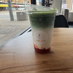 Strawberry matcha