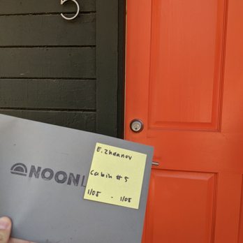 Noon Lodge at Mallard Bay - Envelope with instructions and key - Big Bear Lake, CA