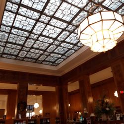 Central Library of Rochester and Monroe County - Beautiful glass ceiling