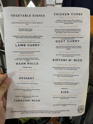 Menu photo 5 Saffron Waco, TX