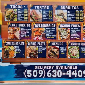 Tacos Laguna - Menu - Tacos Near Me - Chelan, Washington Tacos Laguna - Menu - Tacos Near Me - Chelan, Washington