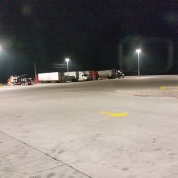 TA Brooklyn - Concrete parking lot!  Great idea. - Service Stations Near Me - Brooklyn, Iowa